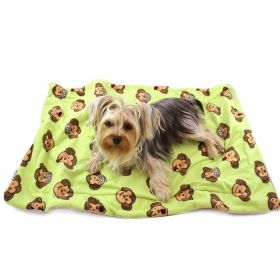 Silly Monkey Ultra (Option: Plush Blanket  Lime  L)