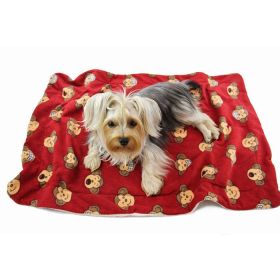 Silly Monkey Ultra (Option: Plush Blanket  Burgundy  L)