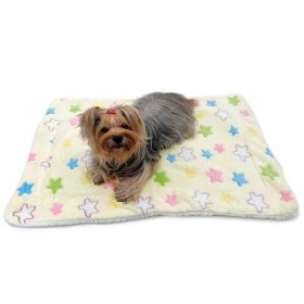 Ultra Plush Colorful Stars Blanket (Option: L)