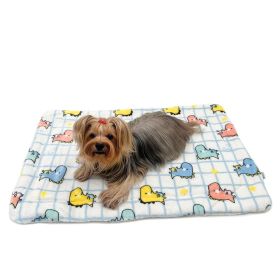 Ultra Plush Colorful Dinosaurs Blanket (Option: S)