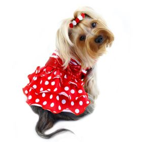 Sparkling Bow Ruffle Layered Dress (Option: XS)
