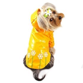 Polka Dots & Daisies Raincoat with Cotton Lining (Option: XS)