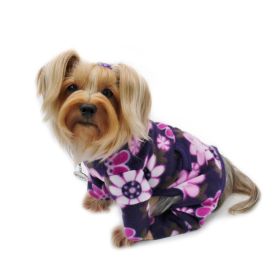 Midnight Garden Fleece Turtleneck Pajamas (Option: XS)