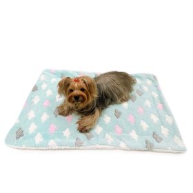 Ultra Plush Fluffy Clouds Blanket (Option: S)