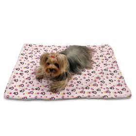 Girly Monkey Flannel/Plush Blanket (Option: S)
