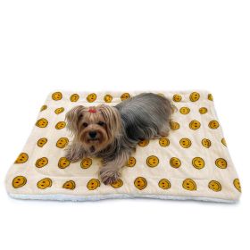 Ultra Plush Happy Face Blanket (Option: S)