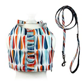 Chic Raindrop Harness Vest with Matching Leash (Option: XS)